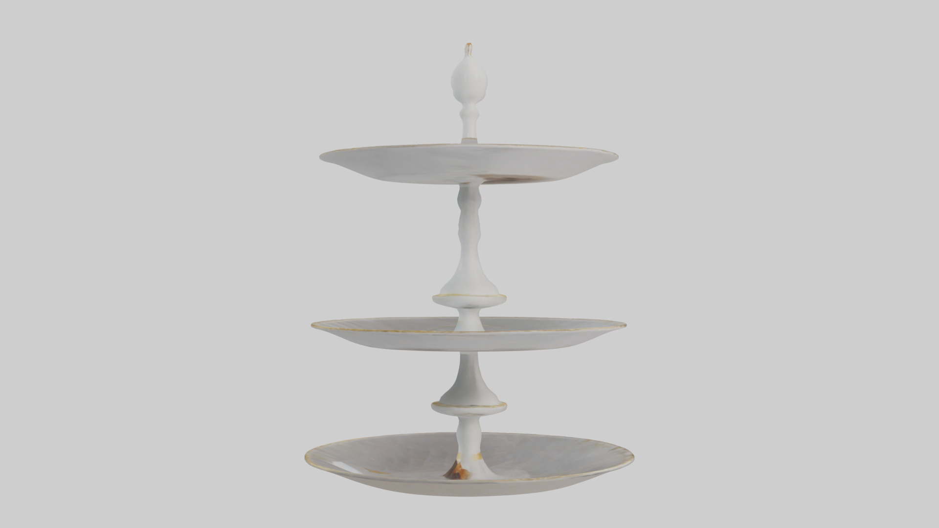 Cake Stand model Low-poly 3D model_23