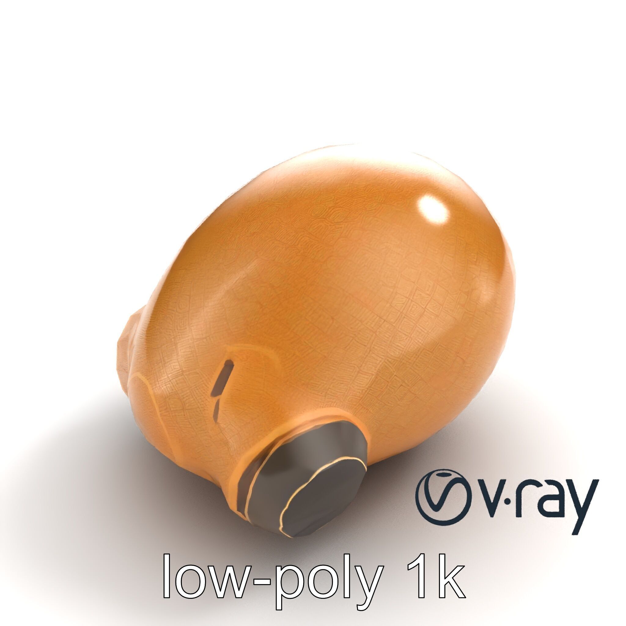 Luxury Compact Pocket Stimulator Gold Finish model pack Low-poly 3D model_8