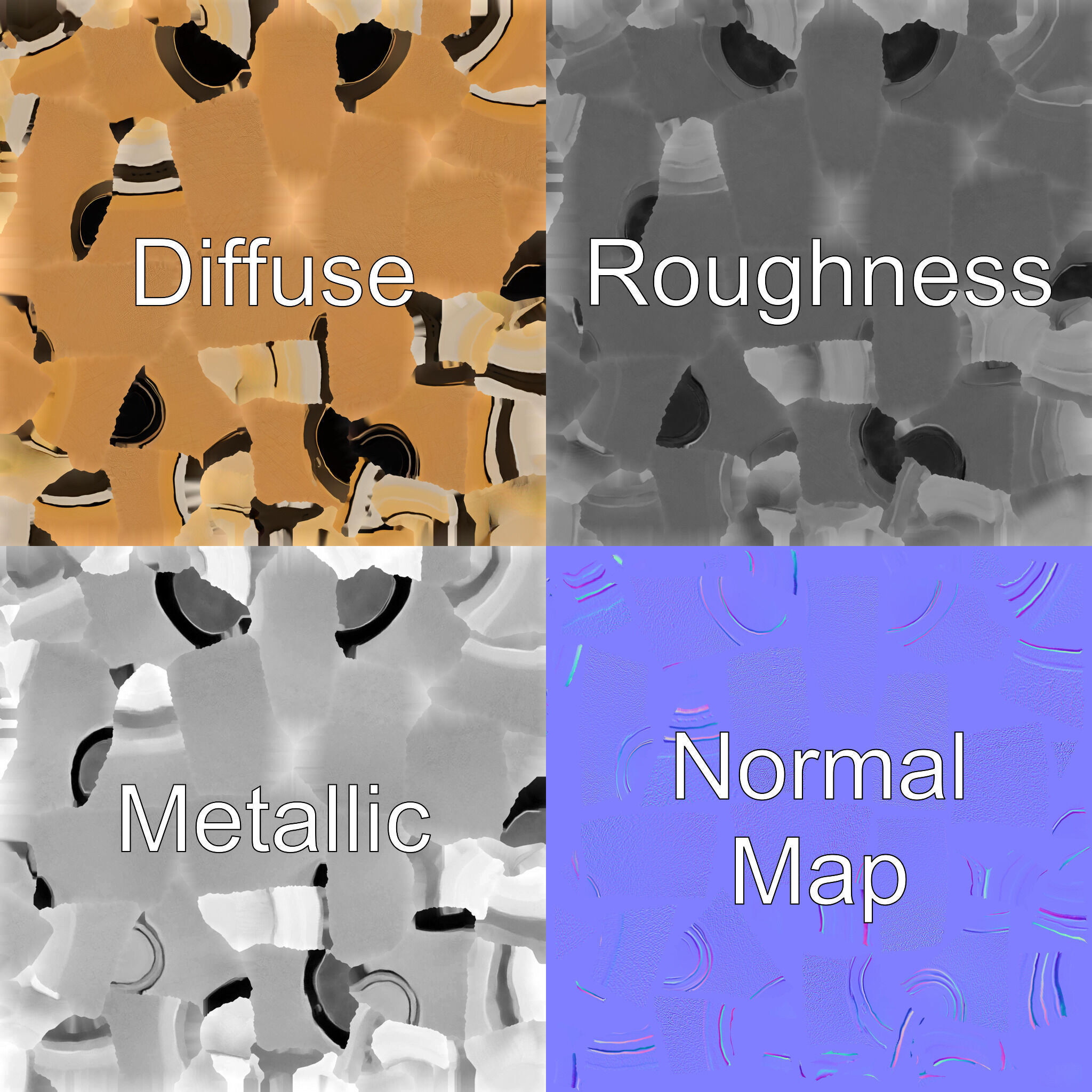 Luxury Compact Pocket Stimulator Gold Finish model pack Low-poly 3D model_1