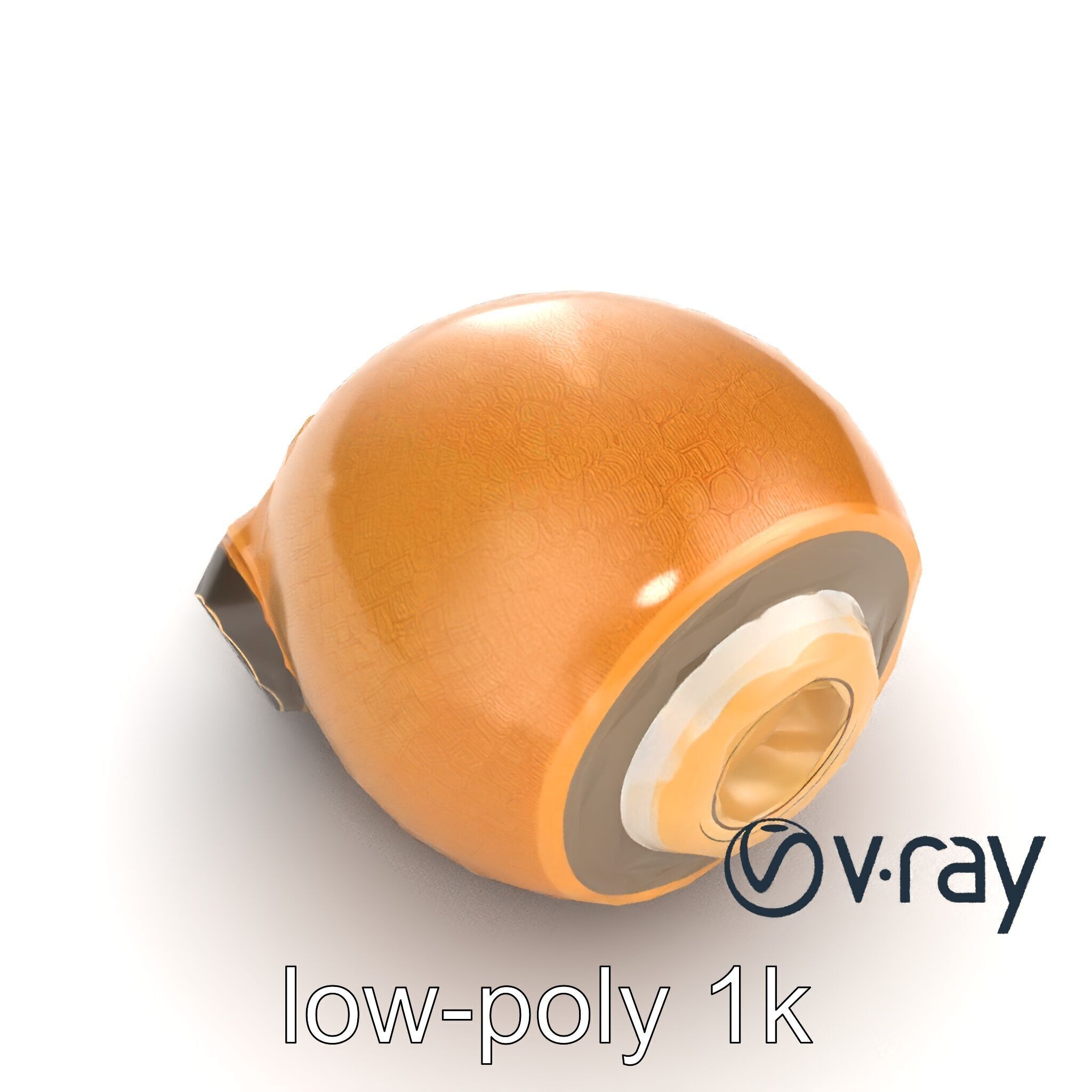 Luxury Compact Pocket Stimulator Gold Finish model pack Low-poly 3D model_16