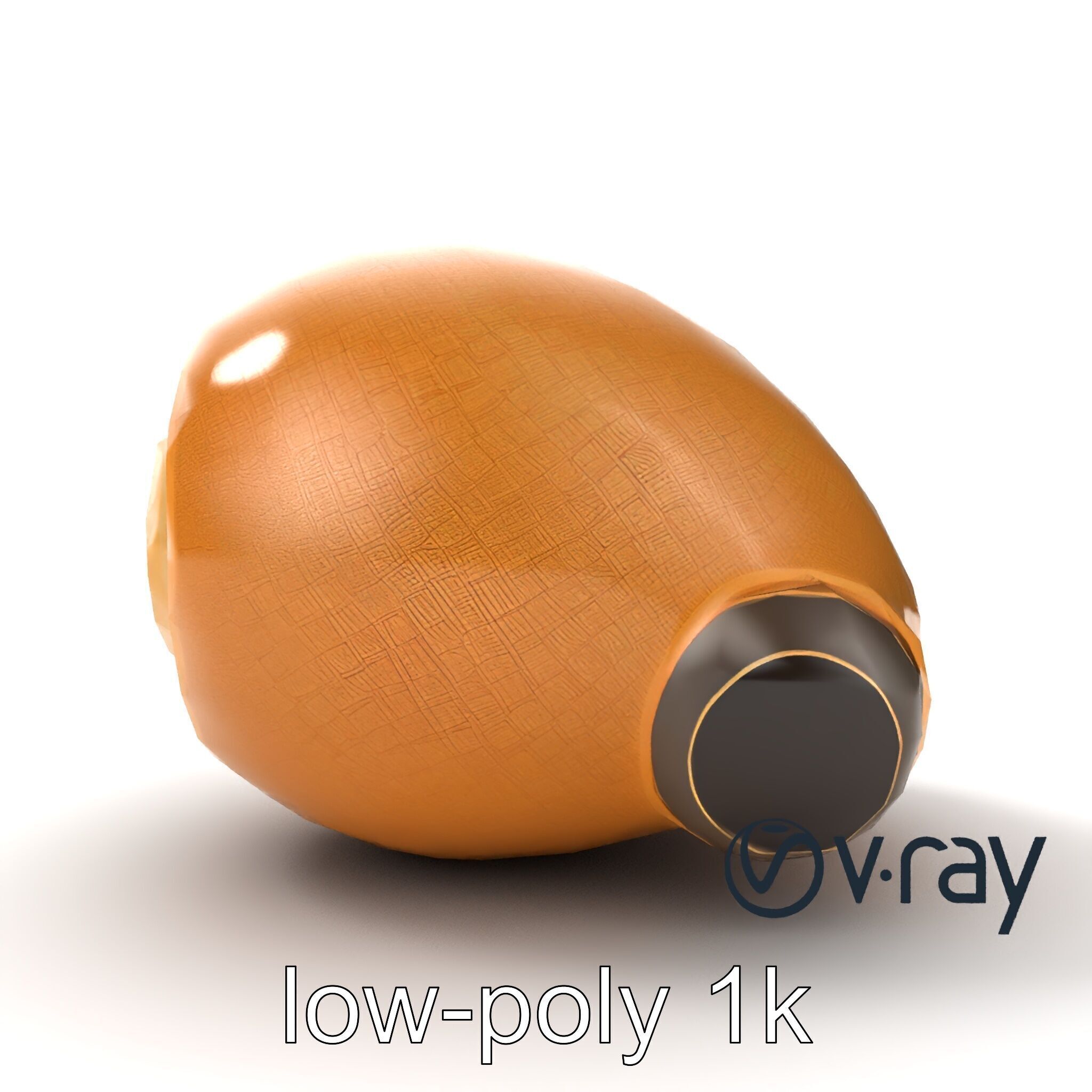 Luxury Compact Pocket Stimulator Gold Finish model pack Low-poly 3D model_22