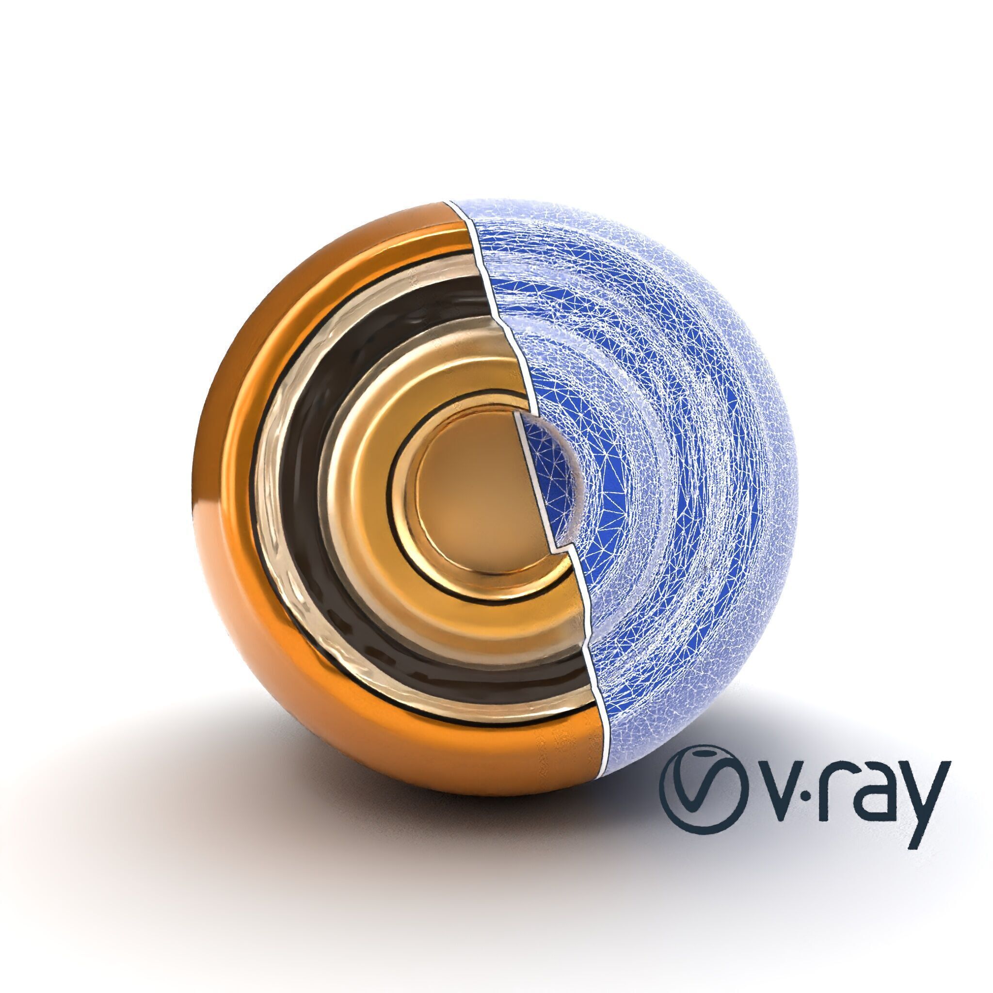 Luxury Compact Pocket Stimulator Gold Finish model pack Low-poly 3D model_26