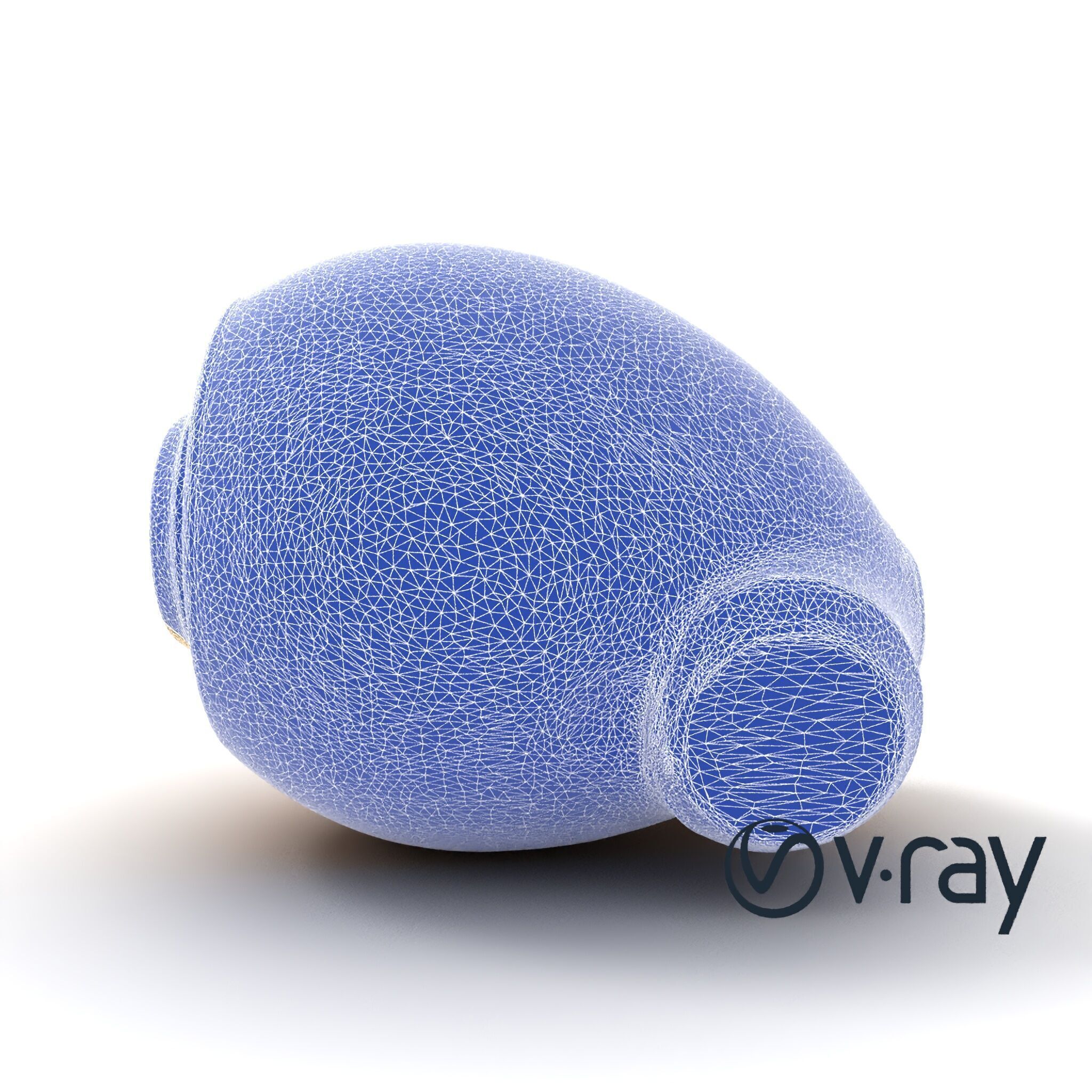 Luxury Compact Pocket Stimulator Gold Finish model pack Low-poly 3D model_30