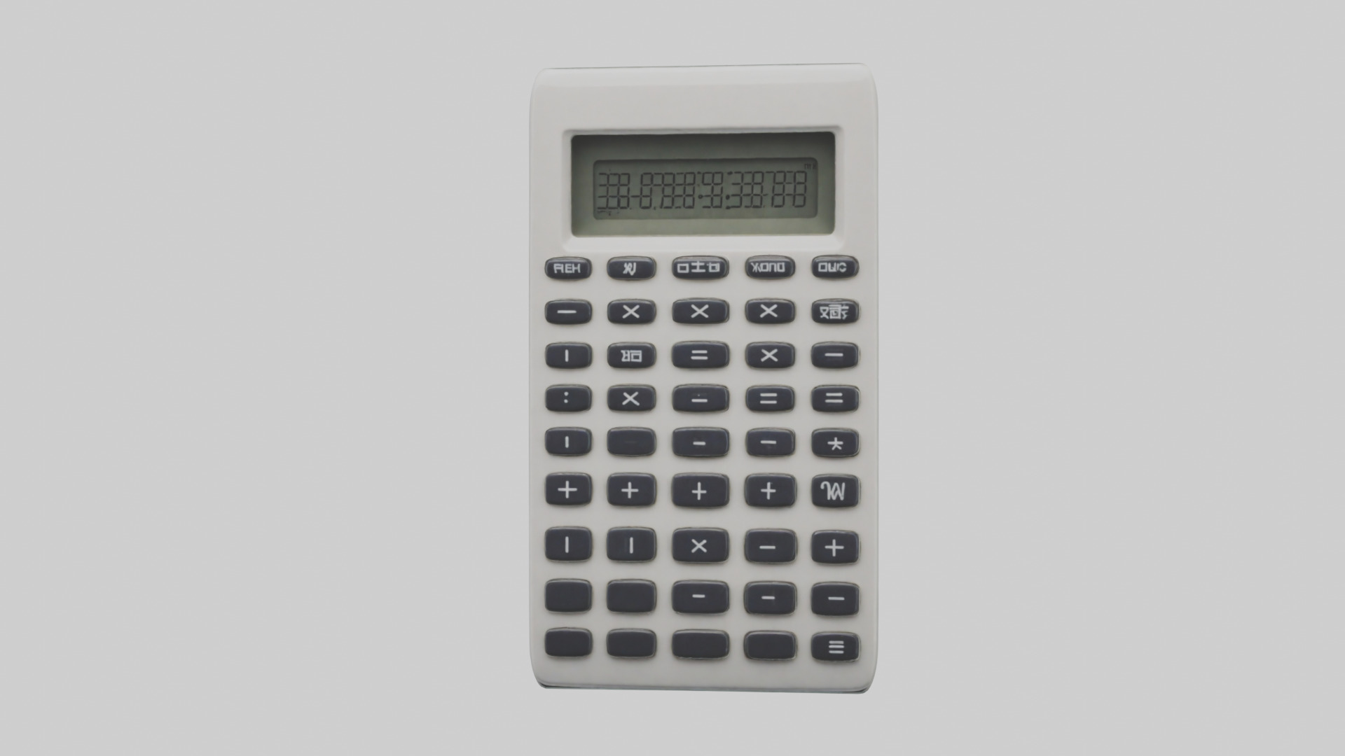 Calculator model Low-poly 3D model_12