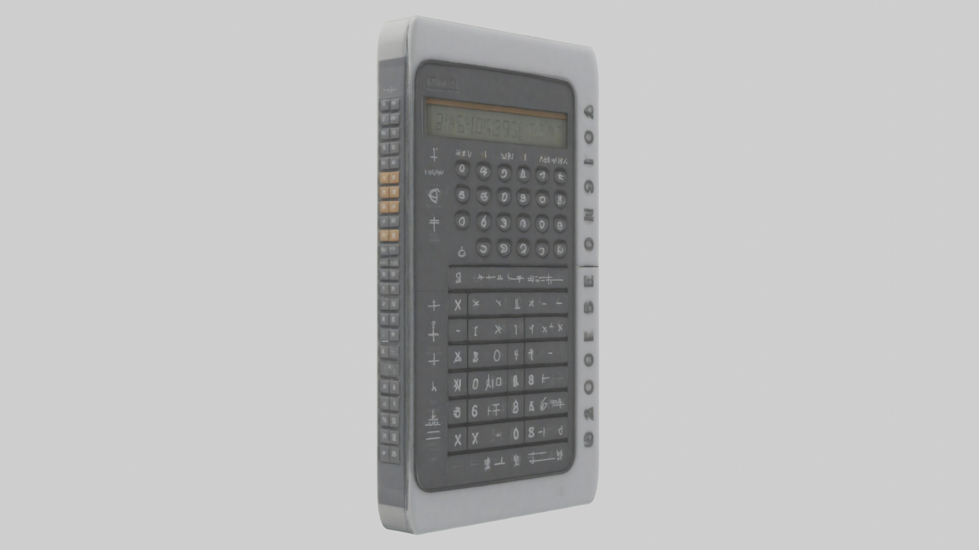 Calculator model Low-poly 3D model_1