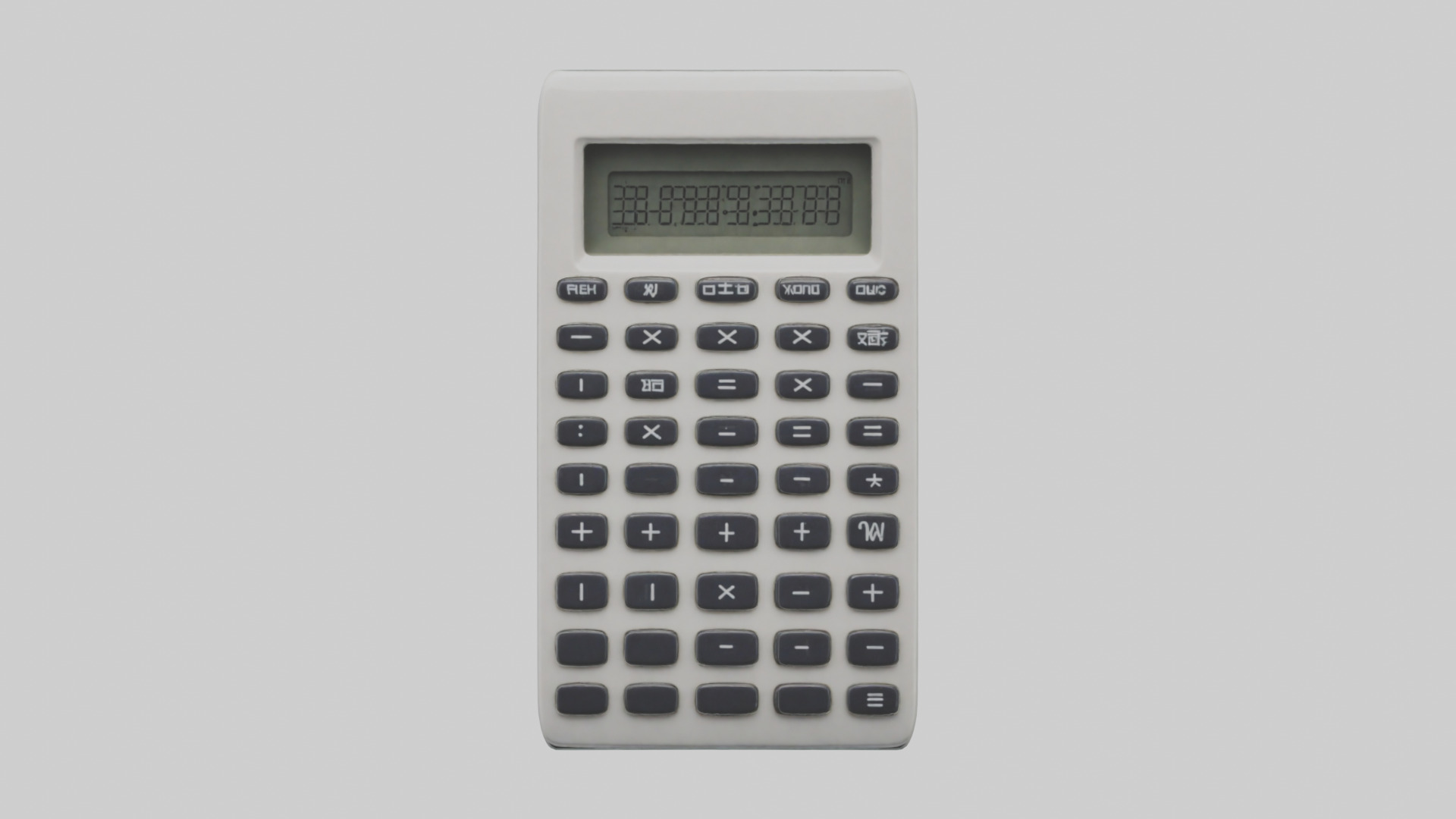 Calculator model Low-poly 3D model_10