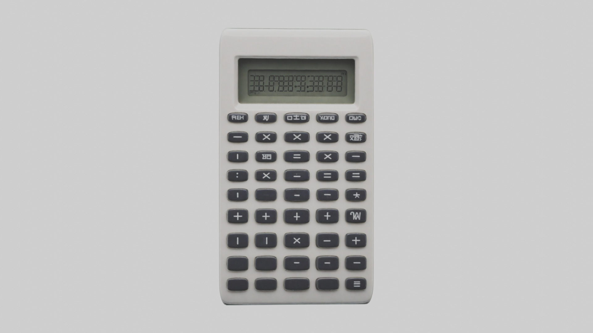 Calculator model Low-poly 3D model_19