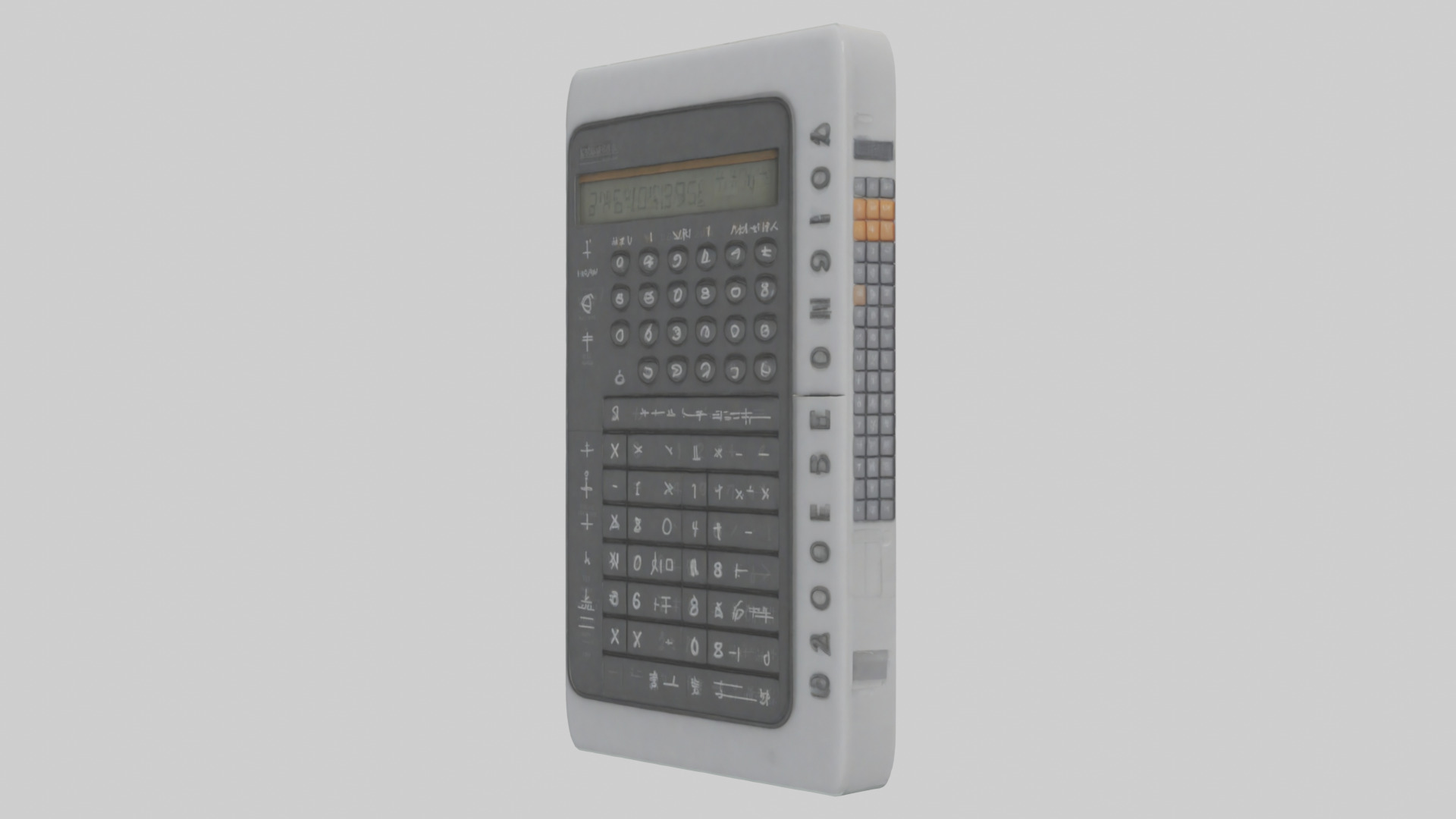 Calculator model Low-poly 3D model_2