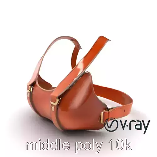 Premium Leather Strap Harness model pack