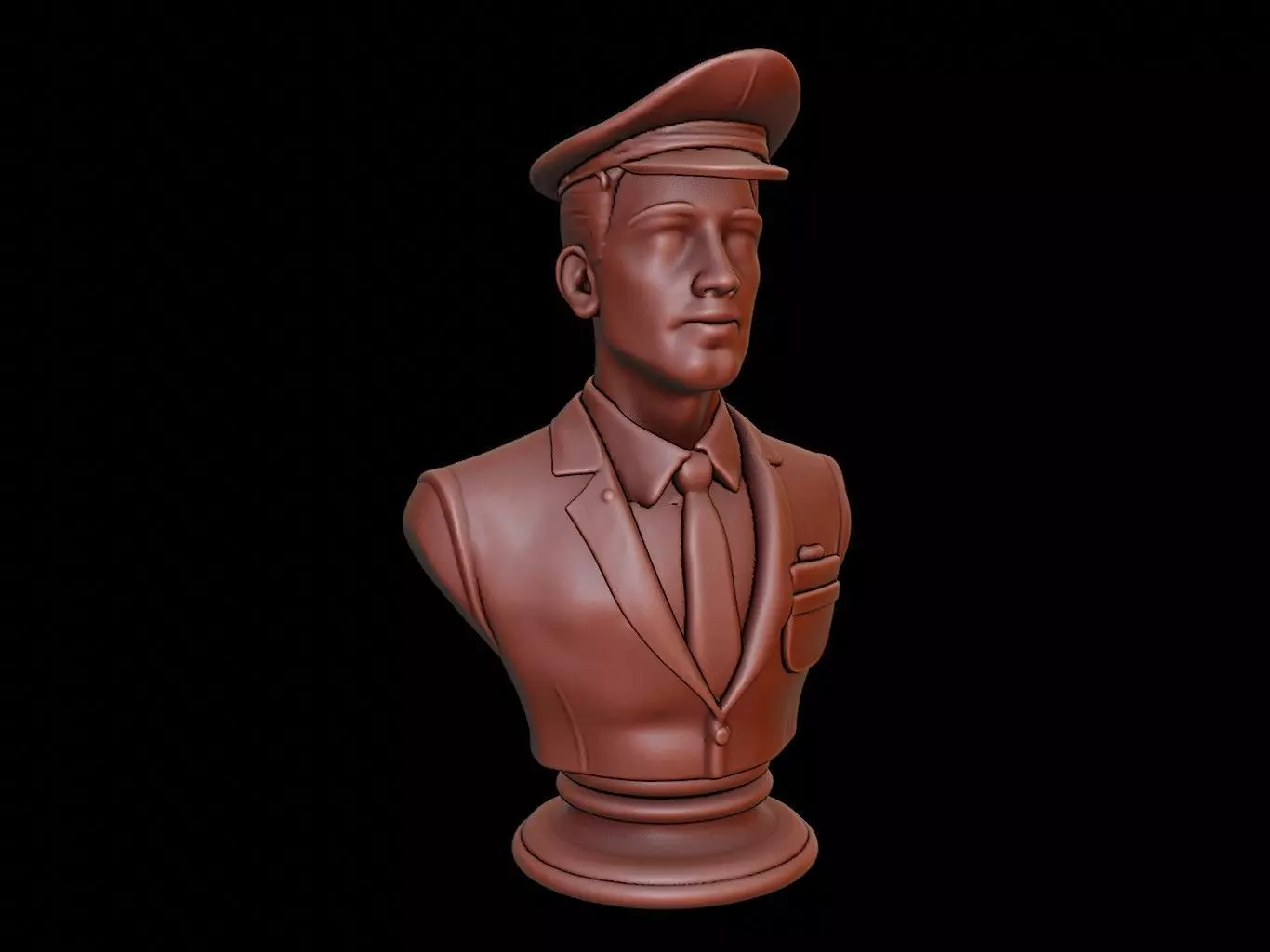 Flight Attendant Bust 3D print model