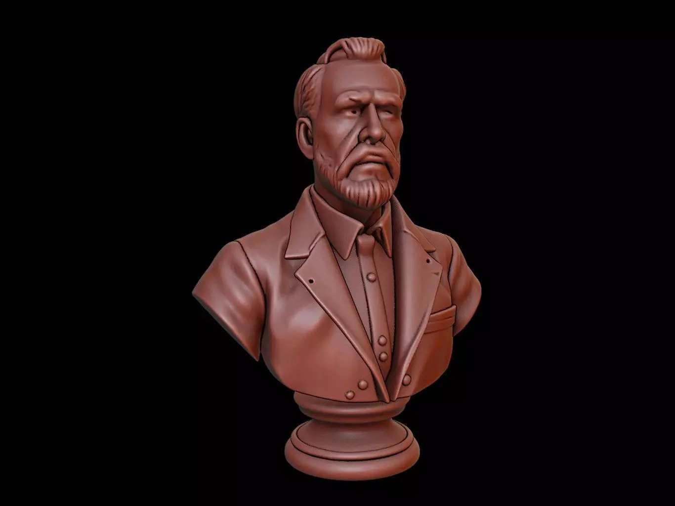 Historian Bust 3D print model