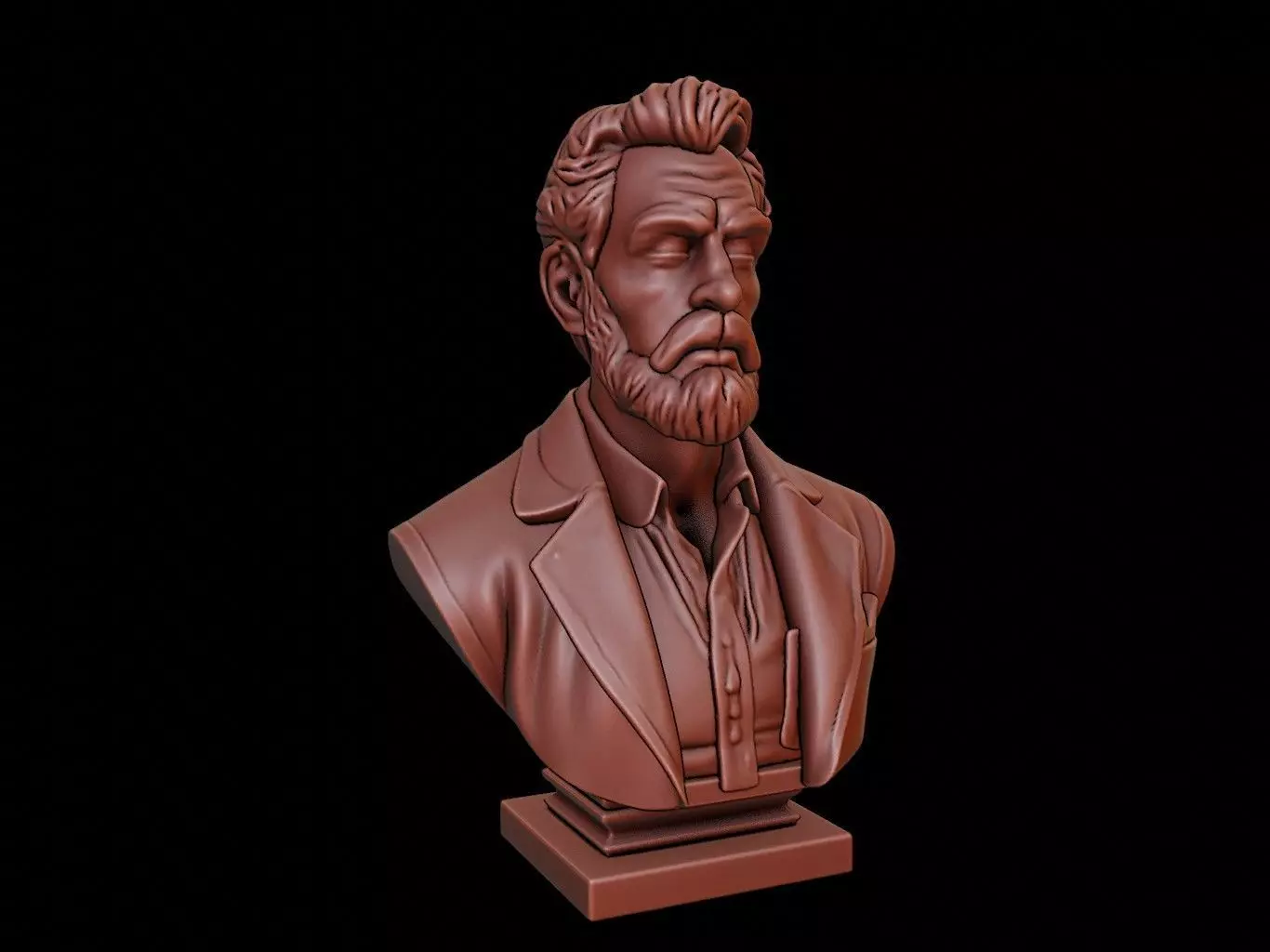 Historian Bust 3D print model