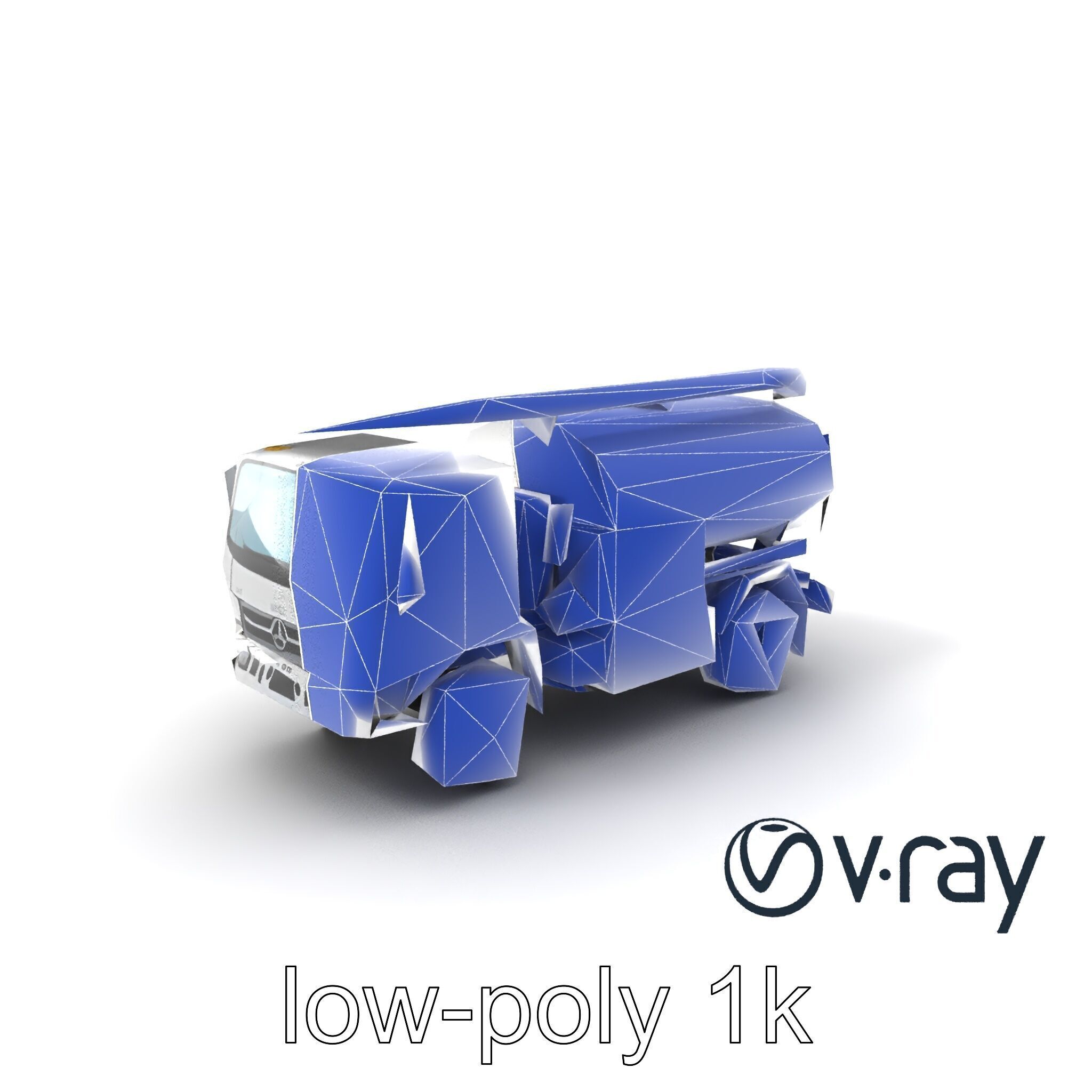 Advanced De-Icing Truck with Elevated Boom model pack Low-poly 3D model_22