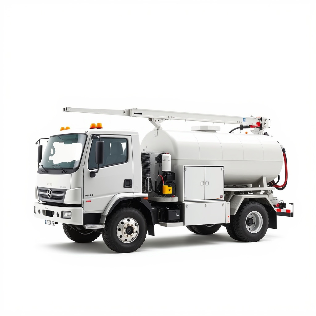 Advanced De-Icing Truck with Elevated Boom model pack Low-poly 3D model_3