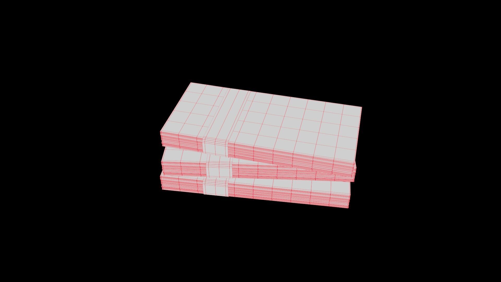 Ten Euro Currency Low-poly 3D model_6