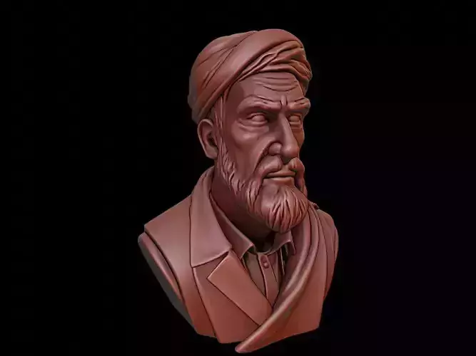 Imam Bust 3D print model