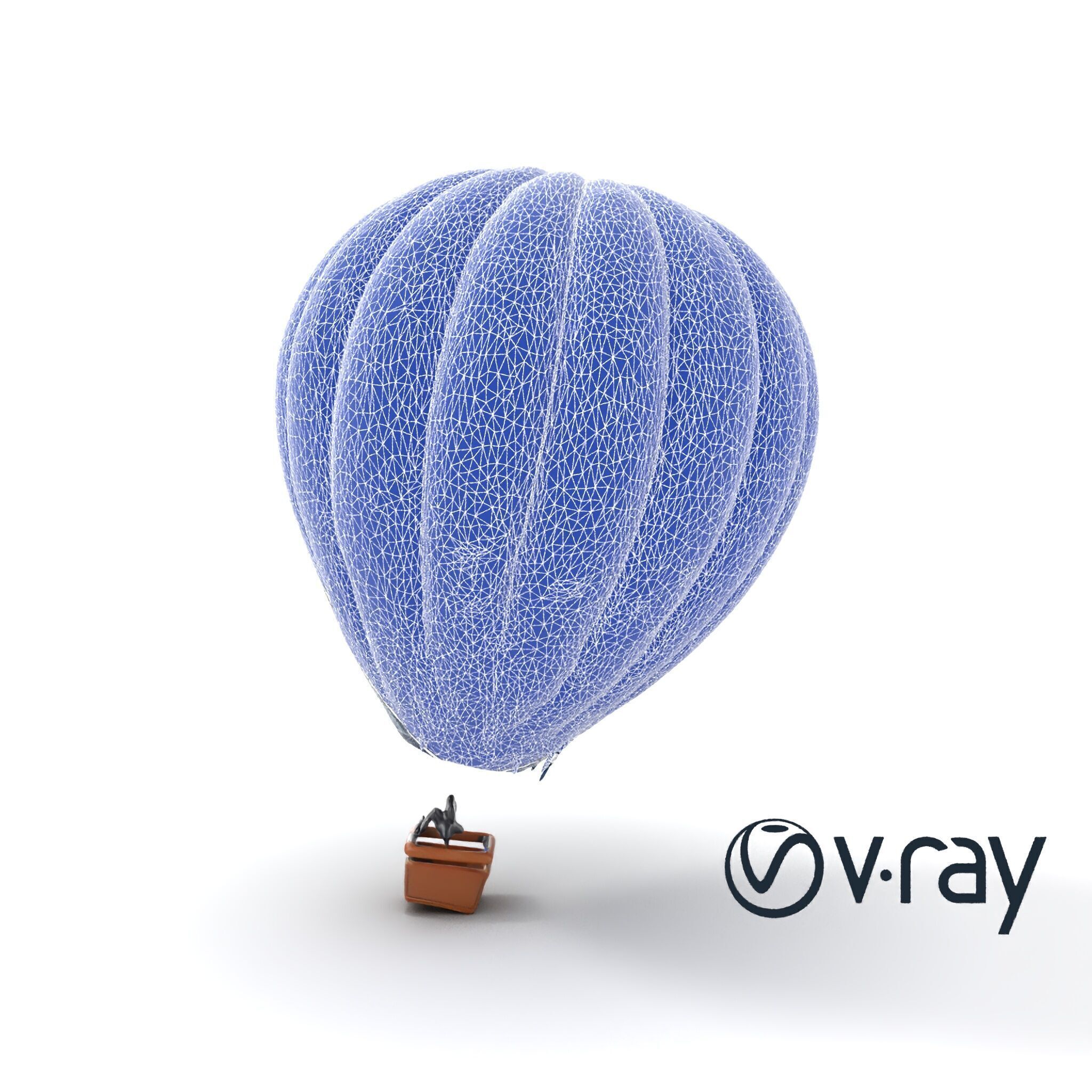 Celestial-Themed Hot Air Balloon Model Pack Low-poly 3D model_31