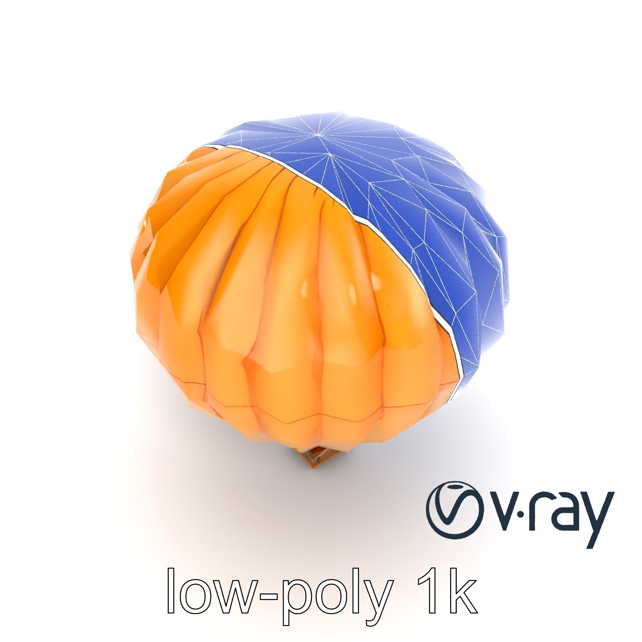 Double-Chambered Hot Air Balloon model pack Low-poly 3D model_20