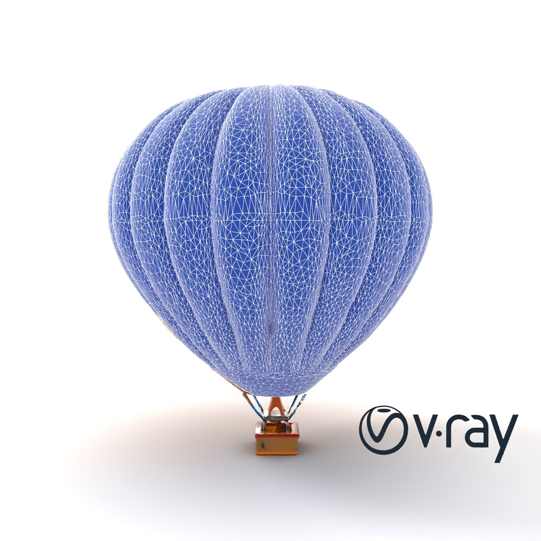 Double-Chambered Hot Air Balloon model pack Low-poly 3D model_30