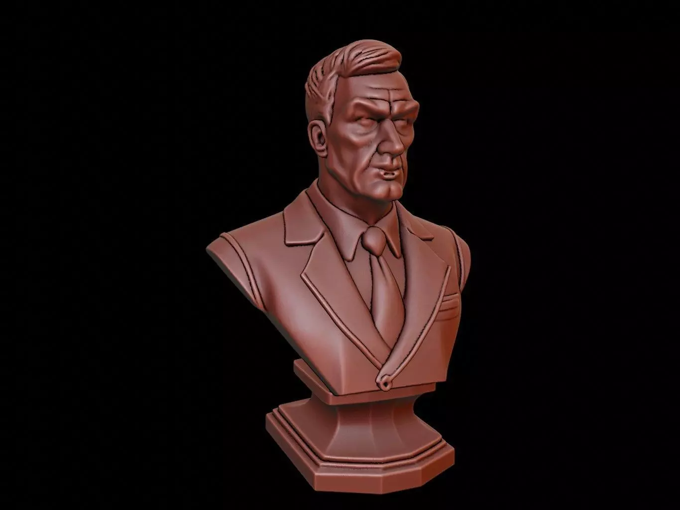 Judge Bust 3D print model