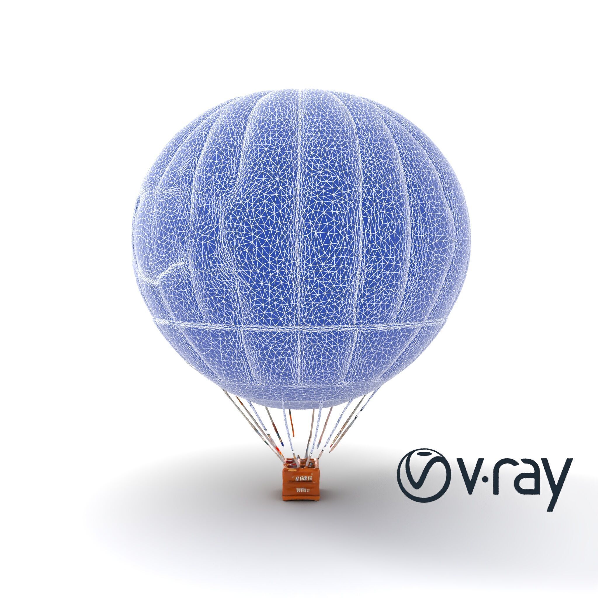 Giant Advertising Balloon with Logo model pack Low-poly 3D model_28