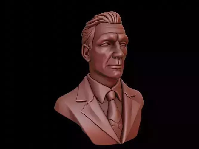 Lawyer Bust 3D print model