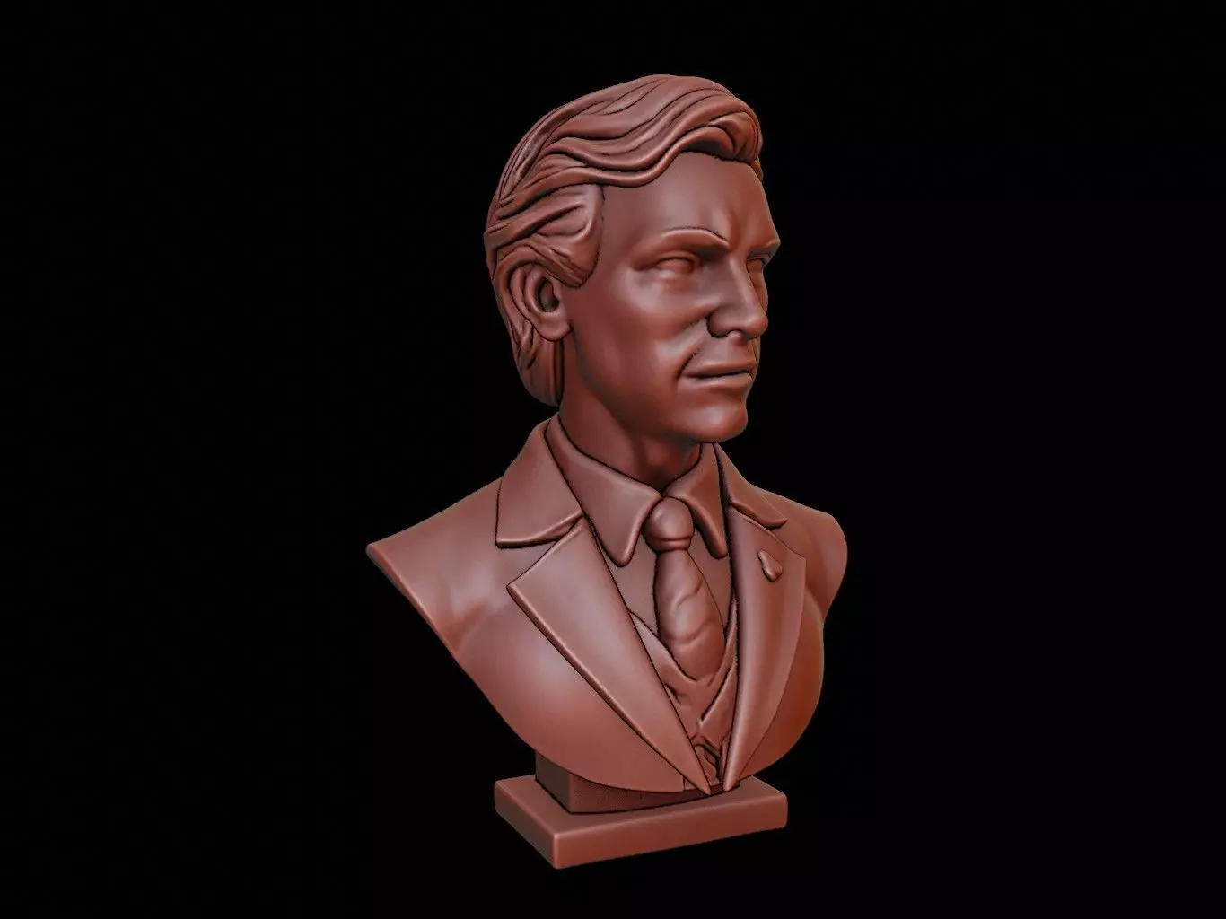 Lawyer Bust 3D print model
