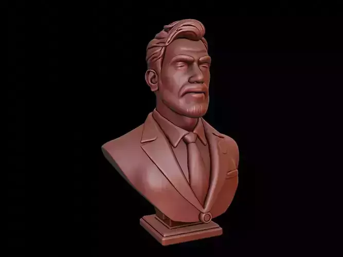 Lawyer Bust 3D print model