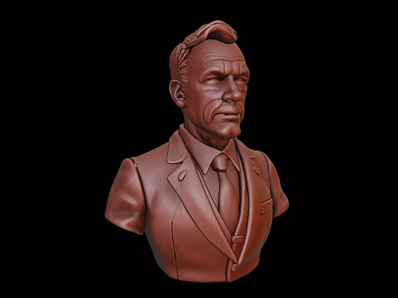 Lawyer Bust 3D print model