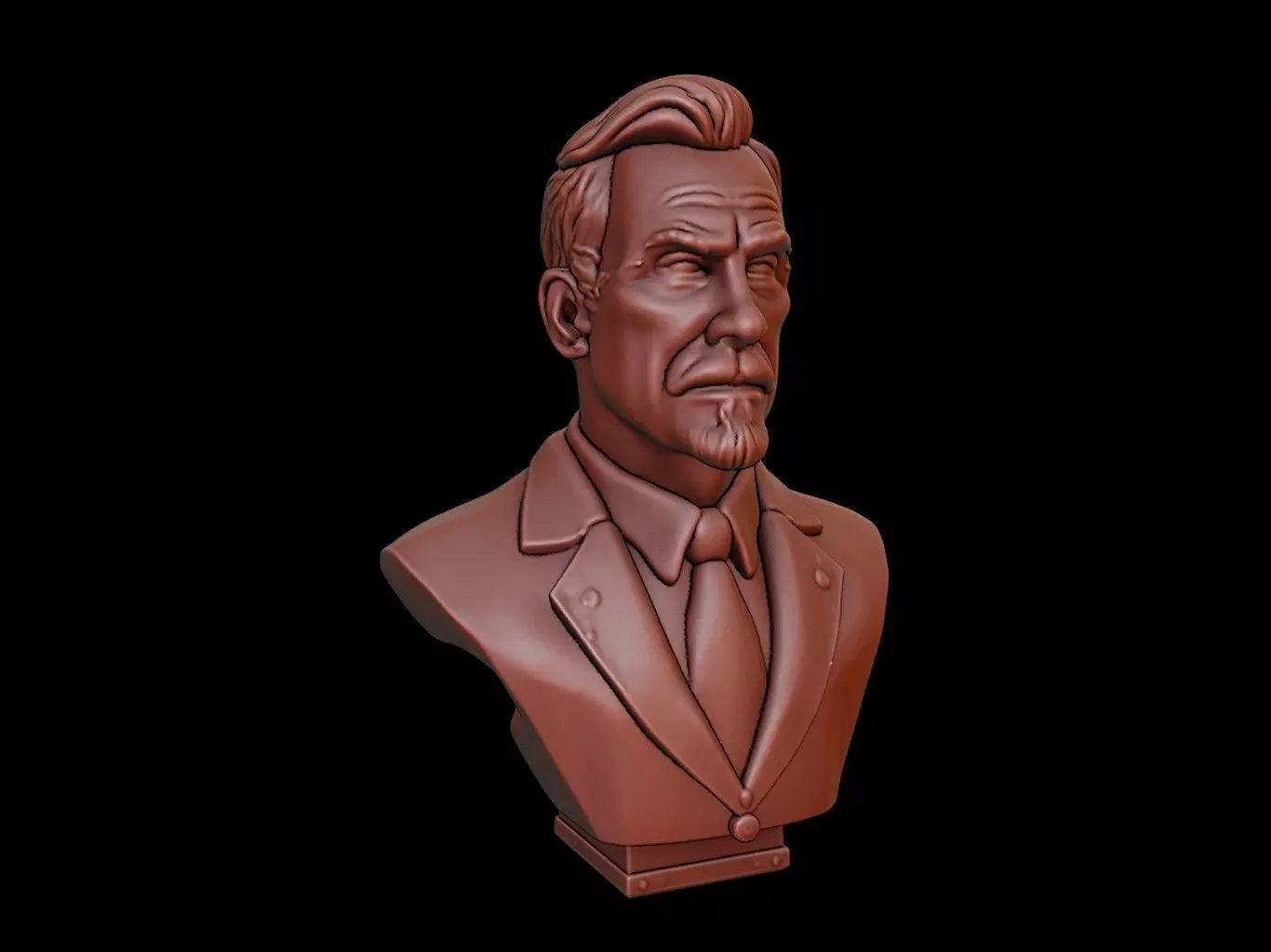 Mayor Bust 3D print model