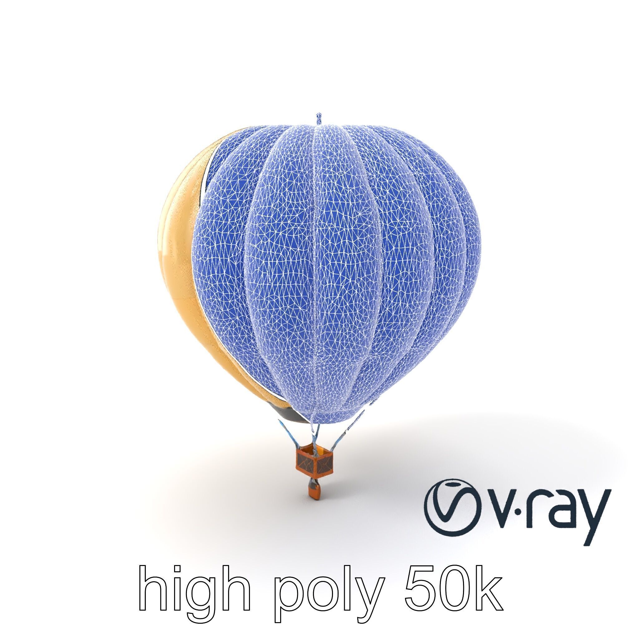 Weather Research Balloon 3D Model Pack Low-poly 3D model_23
