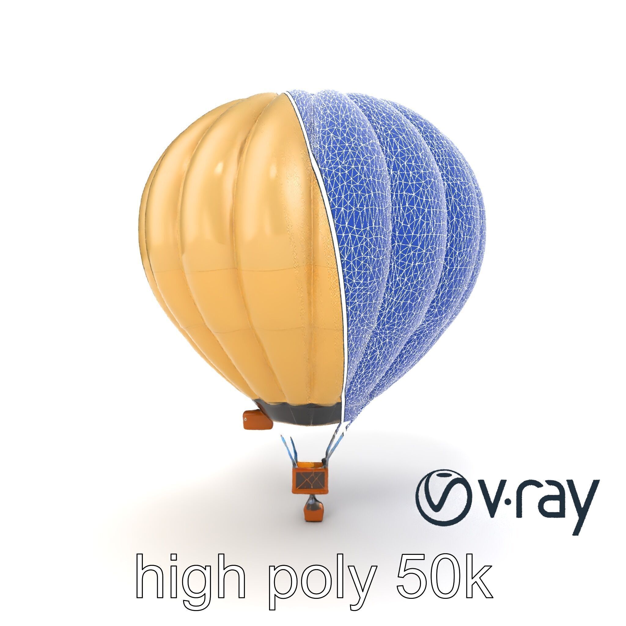 Weather Research Balloon 3D Model Pack Low-poly 3D model_26
