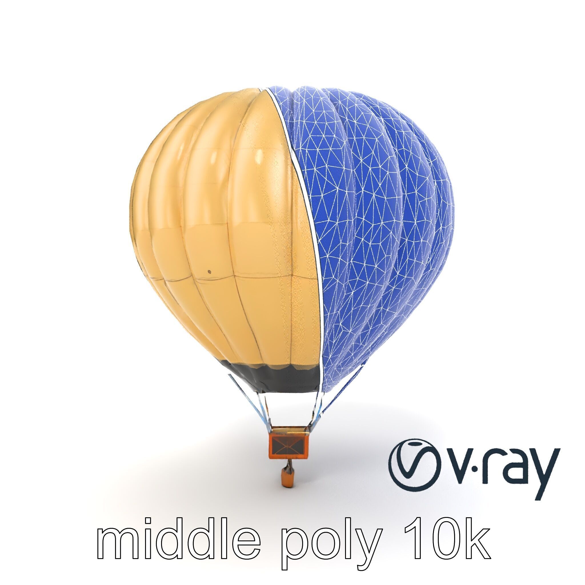 Weather Research Balloon 3D Model Pack Low-poly 3D model_25