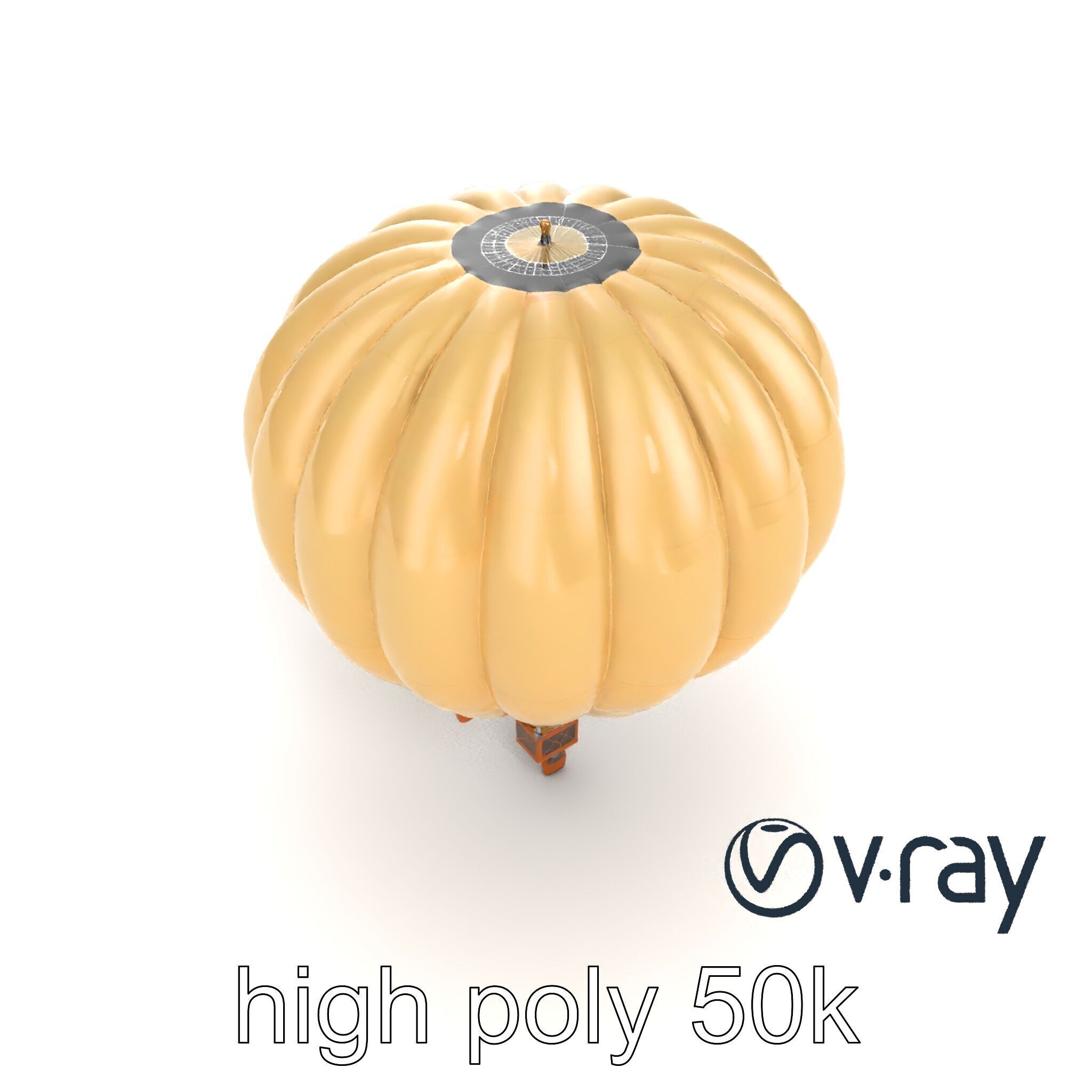 Weather Research Balloon 3D Model Pack Low-poly 3D model_11