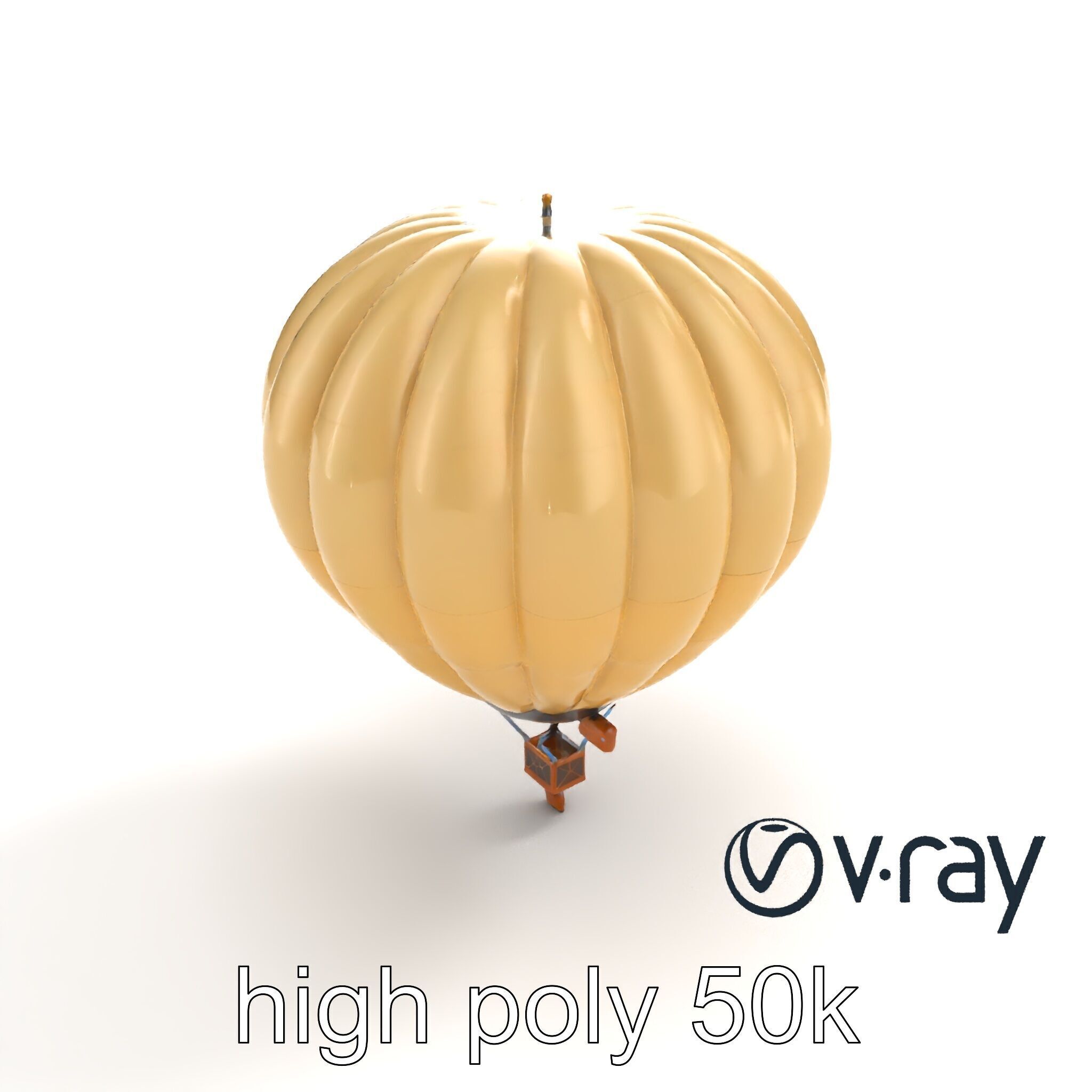 Weather Research Balloon 3D Model Pack Low-poly 3D model_9