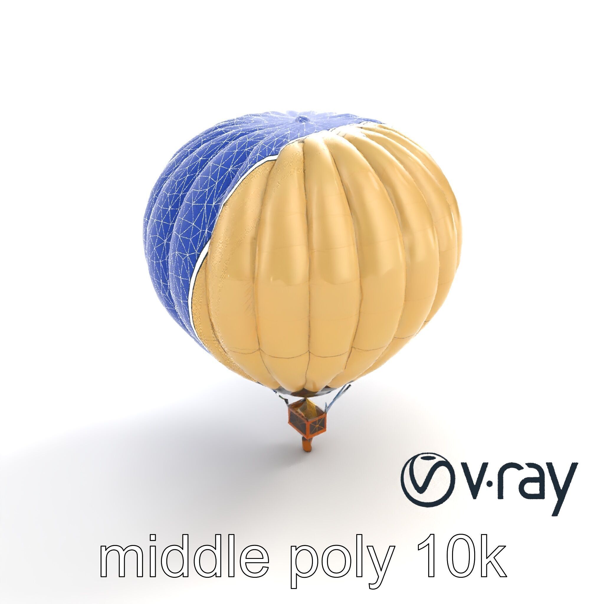 Weather Research Balloon 3D Model Pack Low-poly 3D model_30