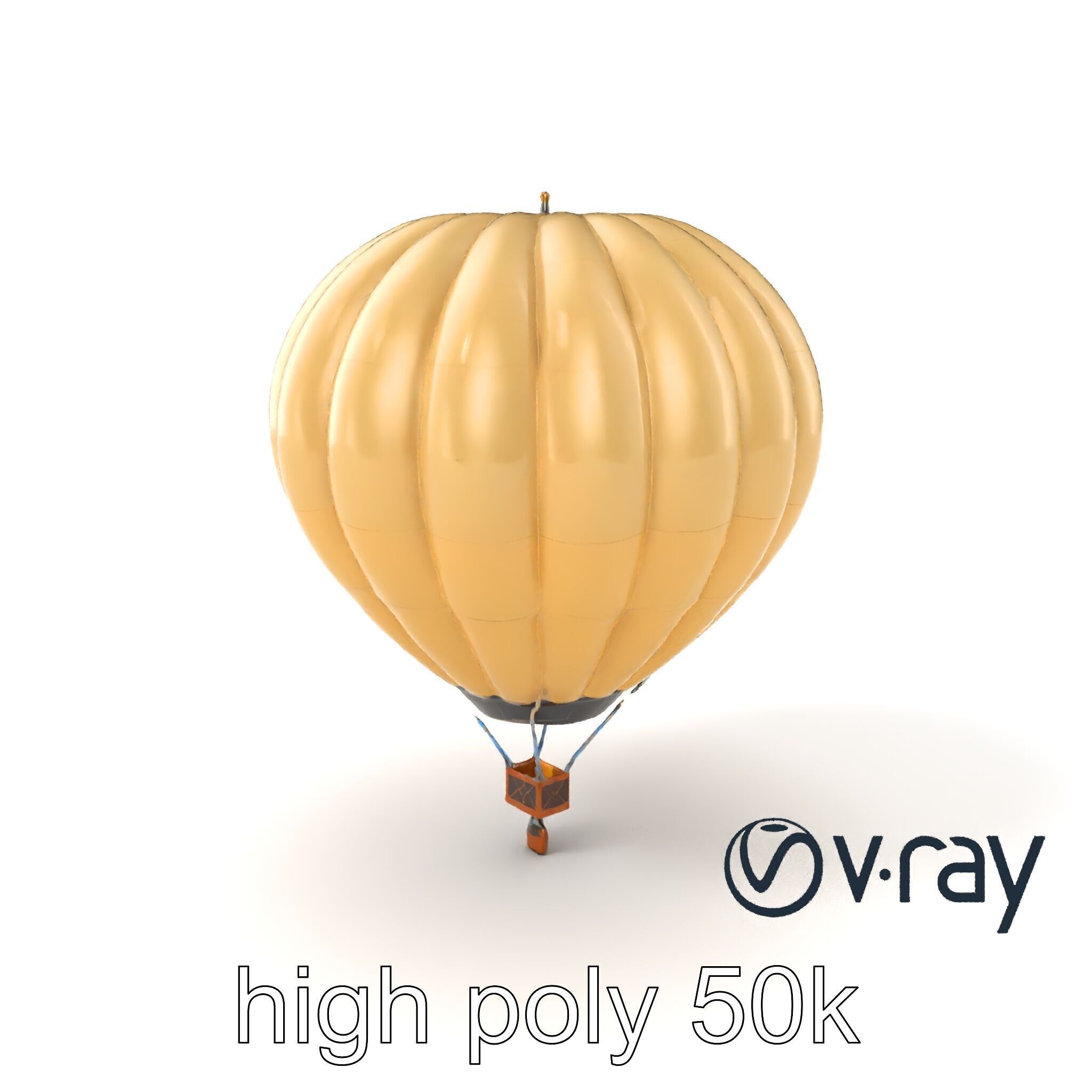 Weather Research Balloon 3D Model Pack Low-poly 3D model_6