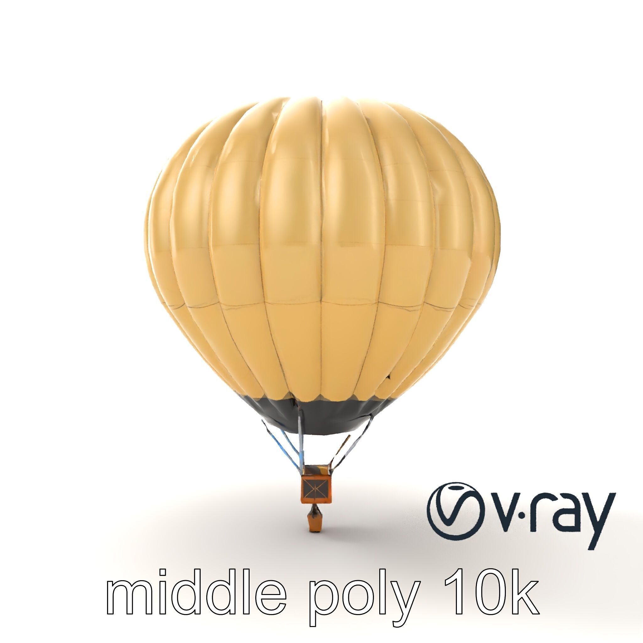 Weather Research Balloon 3D Model Pack Low-poly 3D model_15