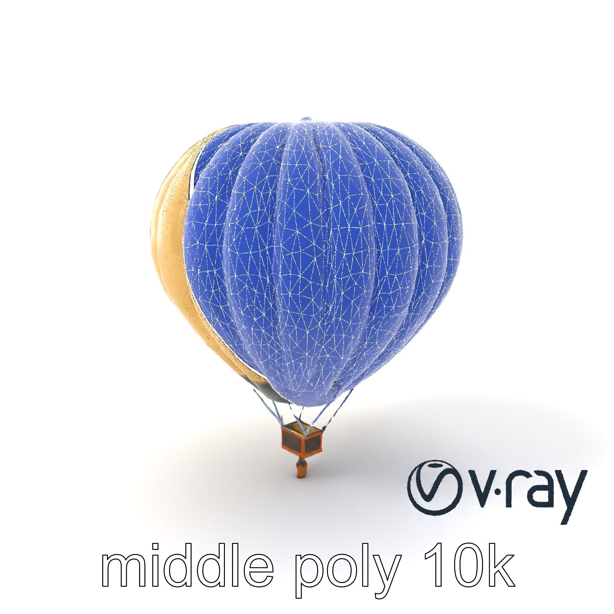 Weather Research Balloon 3D Model Pack Low-poly 3D model_4