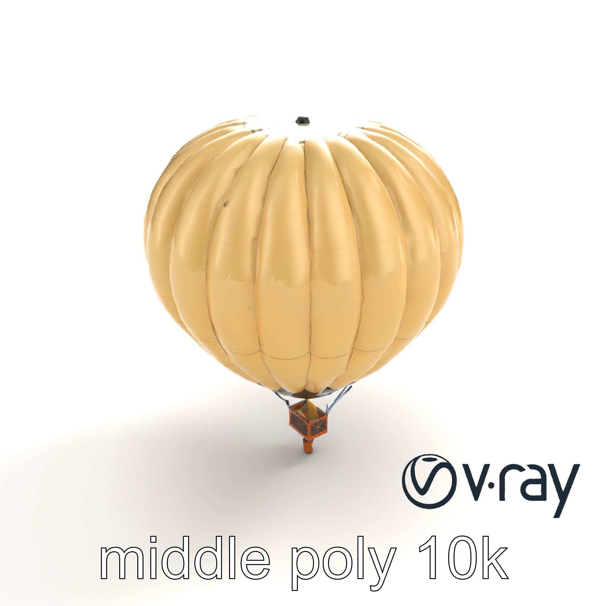 Weather Research Balloon 3D Model Pack Low-poly 3D model_7