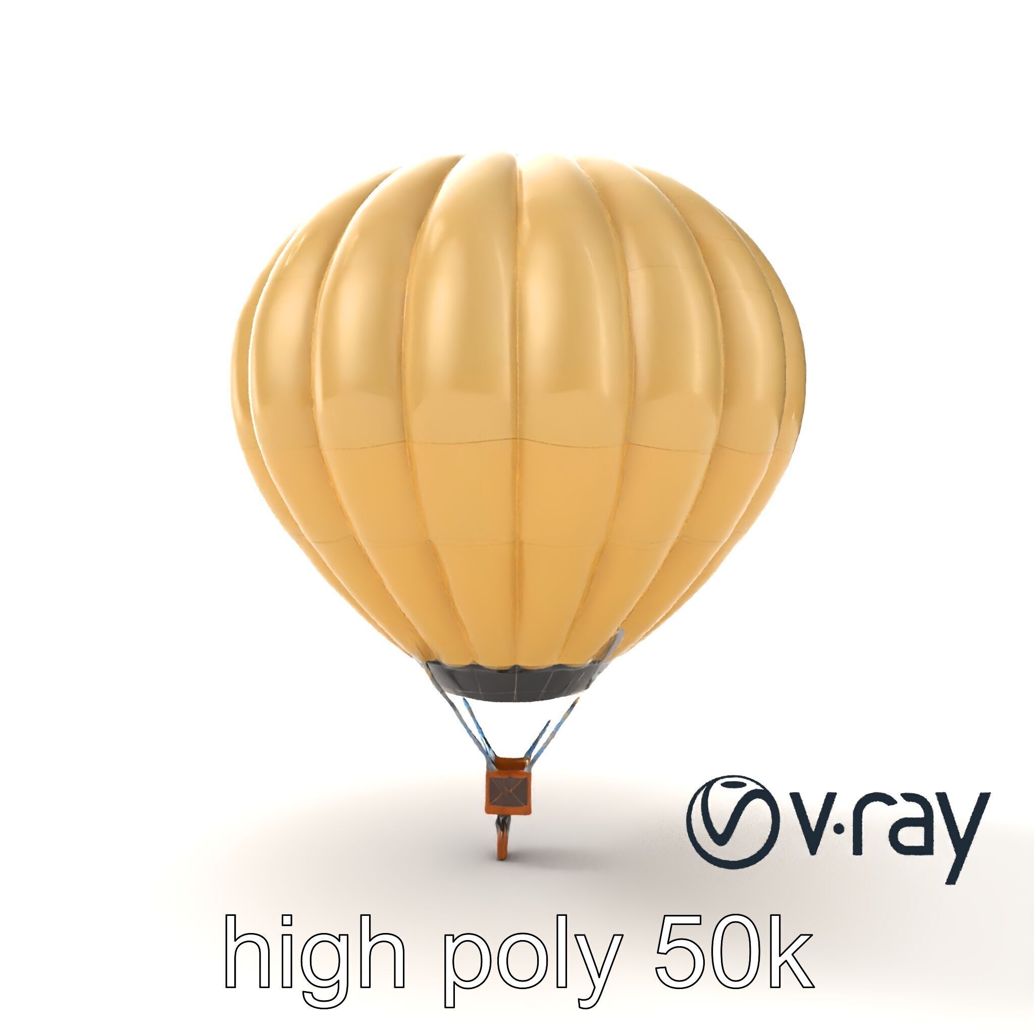 Weather Research Balloon 3D Model Pack Low-poly 3D model_13