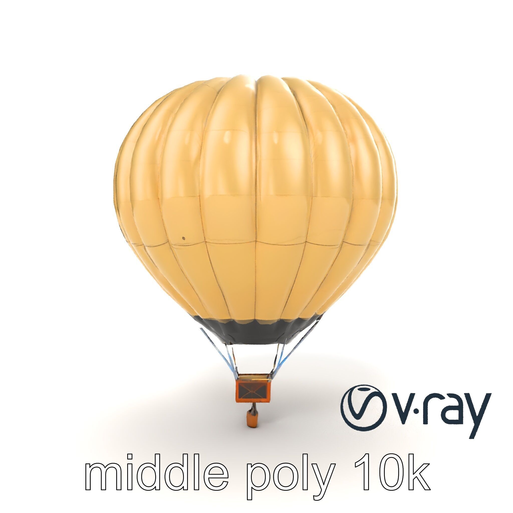 Weather Research Balloon 3D Model Pack Low-poly 3D model_28
