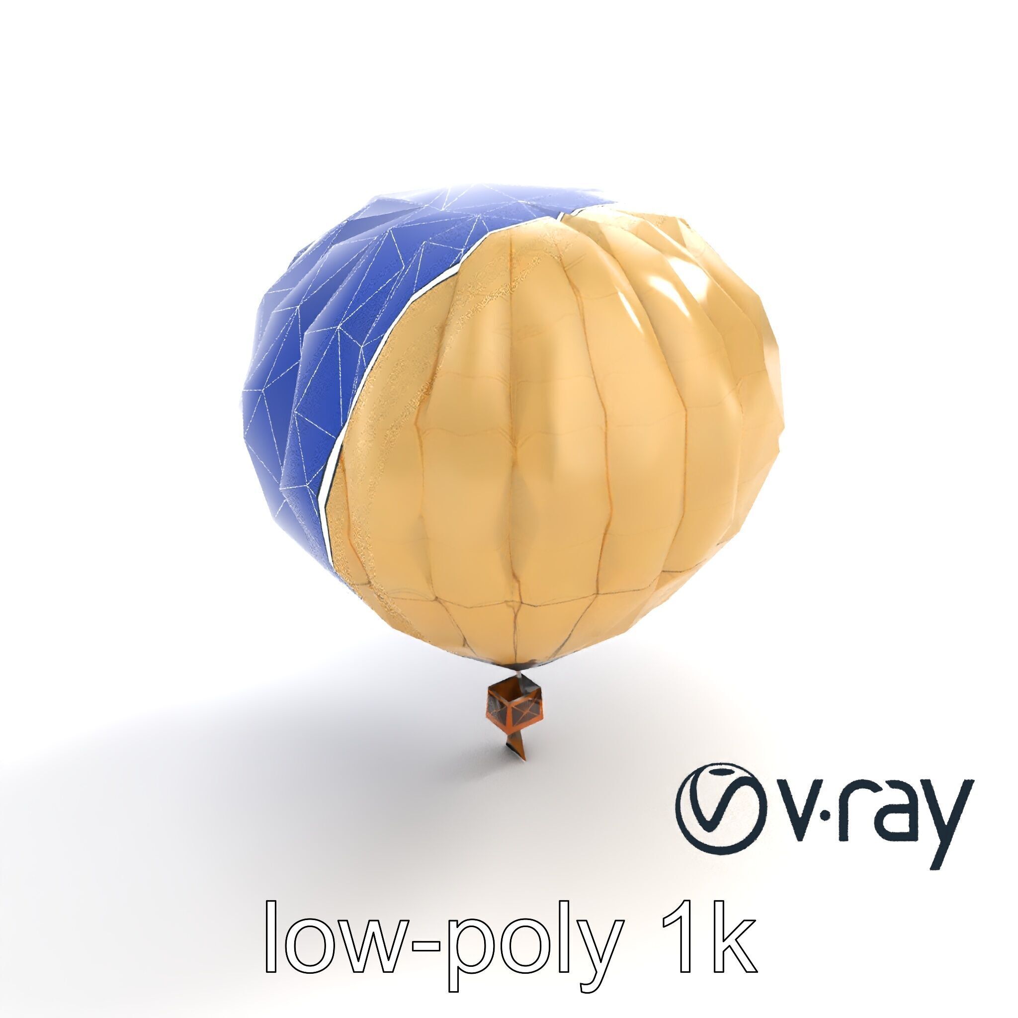 Weather Research Balloon 3D Model Pack Low-poly 3D model_10