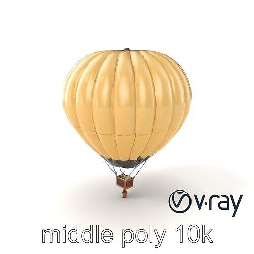 Weather Research Balloon 3D Model Pack Low-poly 3D model