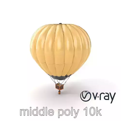 Weather Research Balloon 3D Model Pack Low-poly 3D model