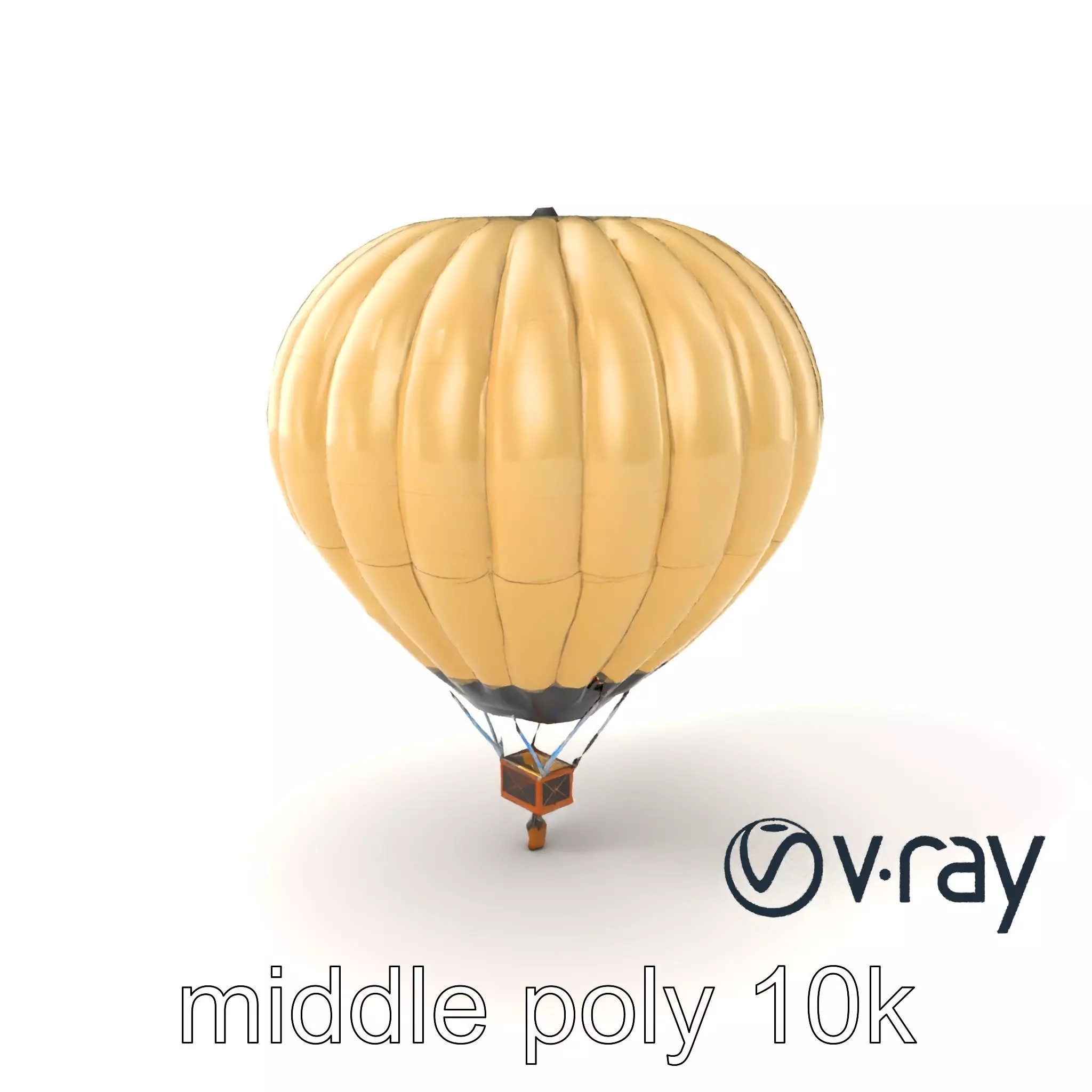 Weather Research Balloon 3D Model Pack Low-poly 3D model_0