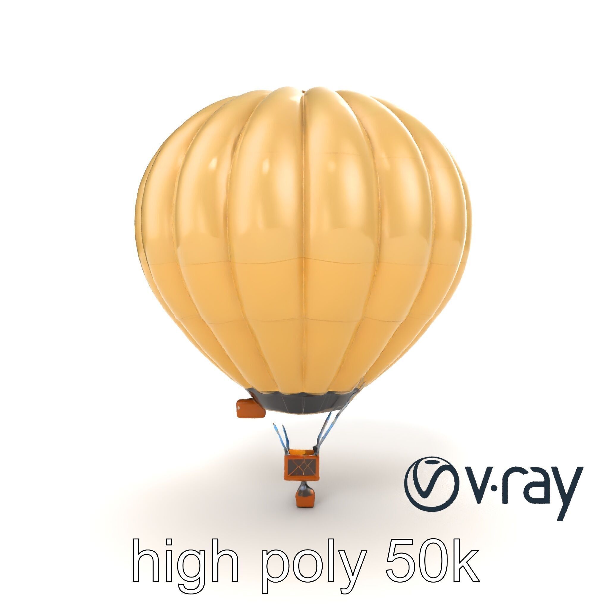 Weather Research Balloon 3D Model Pack Low-poly 3D model_12