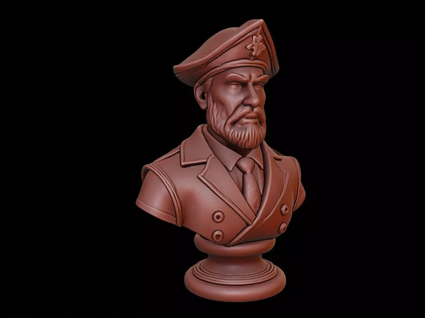 Merchant Bust 3D print model