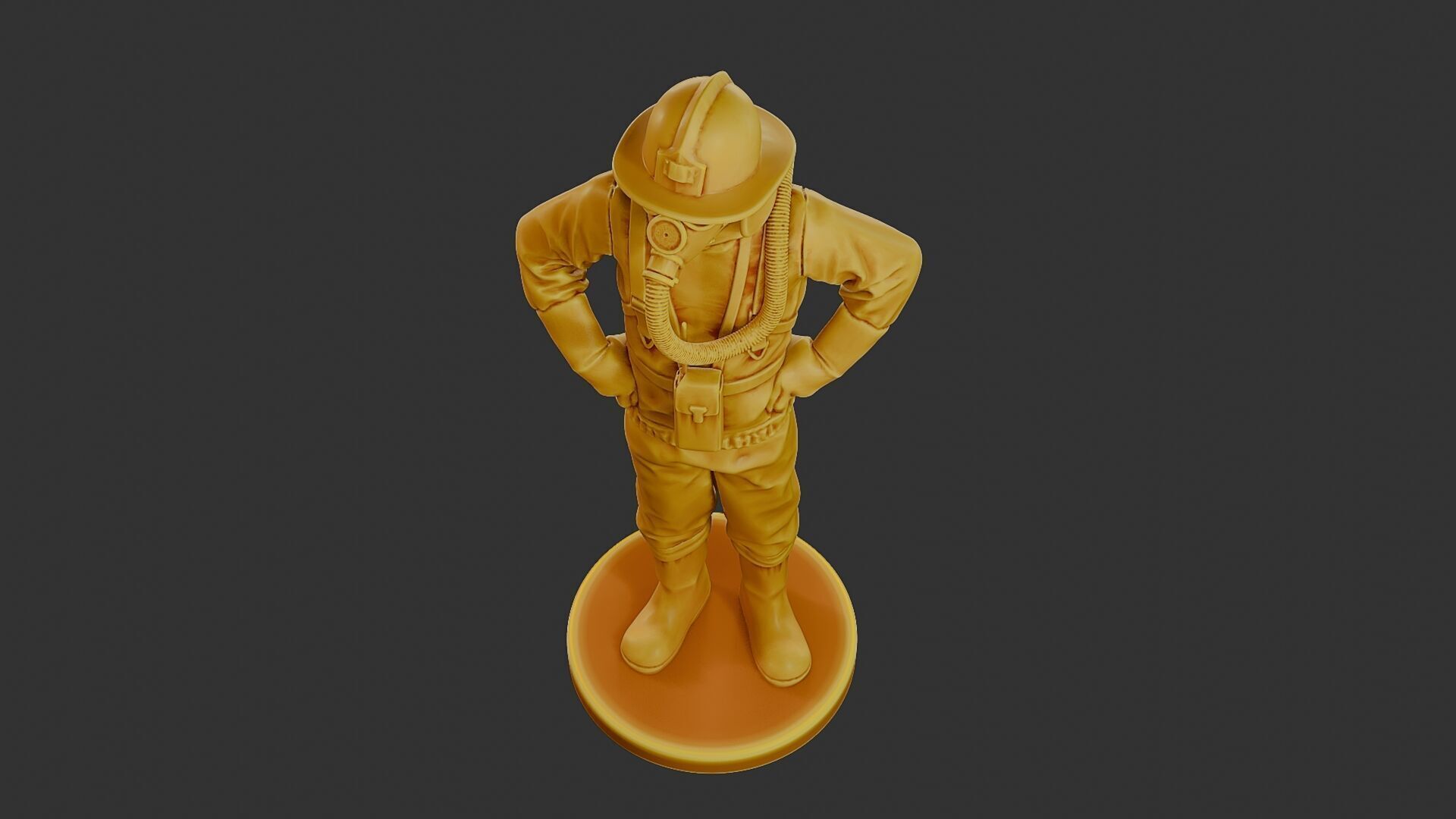 Czechoslovakian firefighter 90s 001 3D print model_14