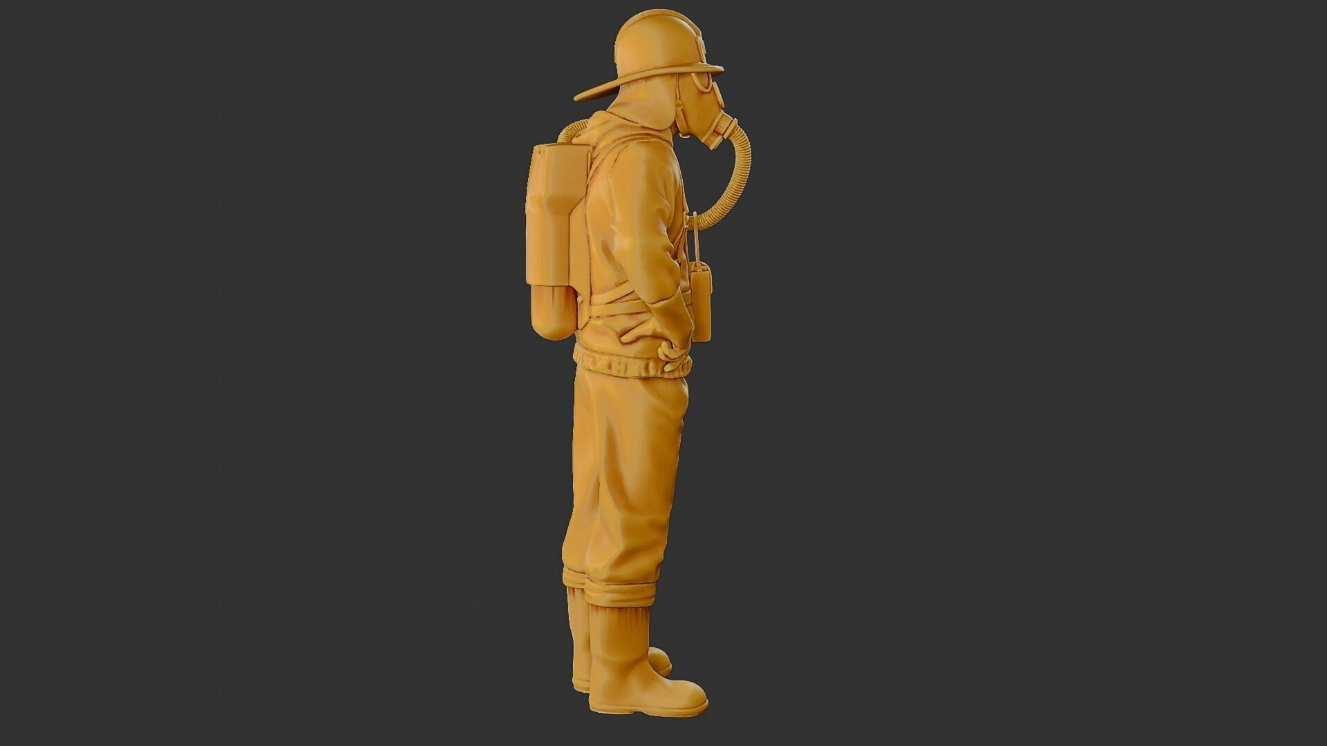 Czechoslovakian firefighter 90s 001 3D print model_31